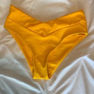 Yellow Bathing Suit Bottoms